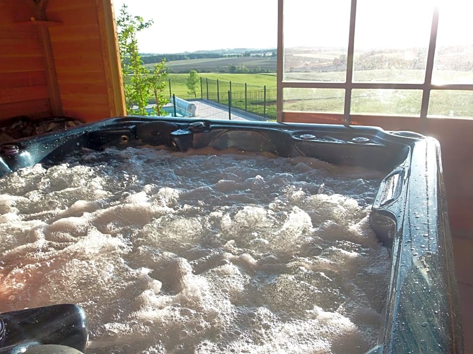 Roulotte accès privatif spa