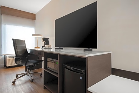 Double Room with Two Double Beds and Work Desk