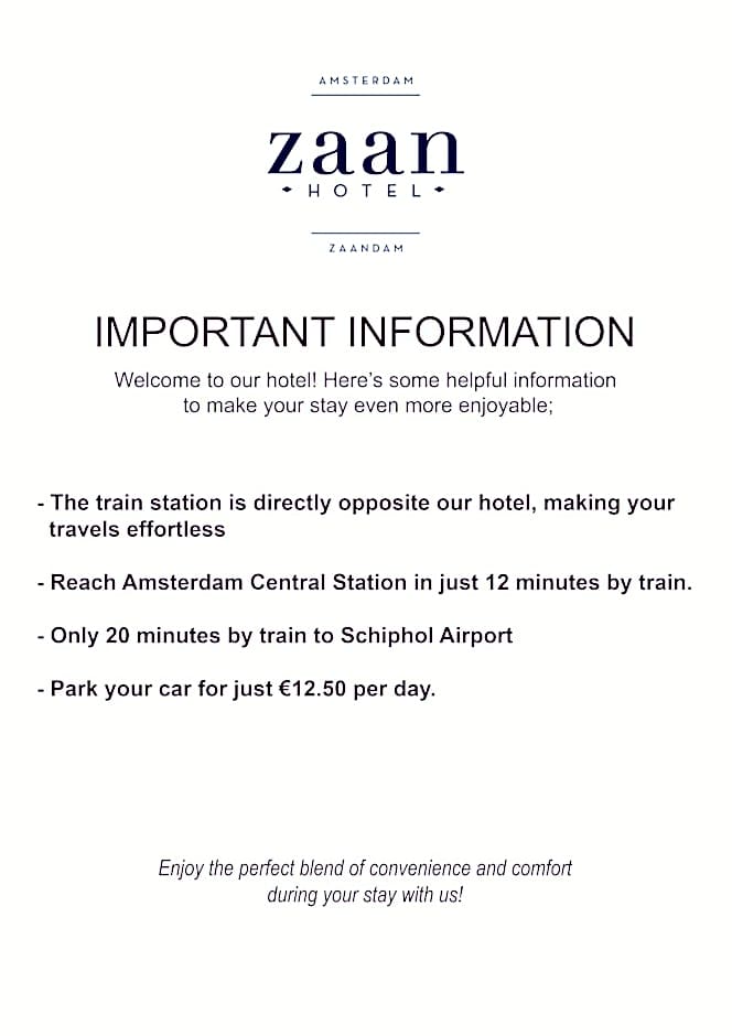 Zaan Hotel Amsterdam - Zaandam