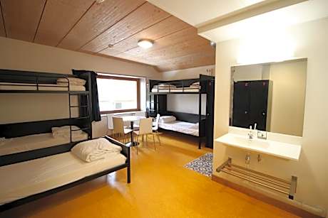 Bed in 5-Bed Male Dormitory Ensuite Shower – Shared Toilets