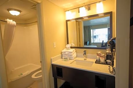 Queen Room with Two Queen Beds - Non-Smoking with Partial Ocean View