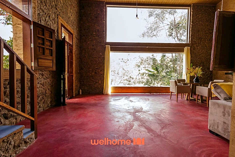 Casa na pedra em Serra Negra vista para montanha