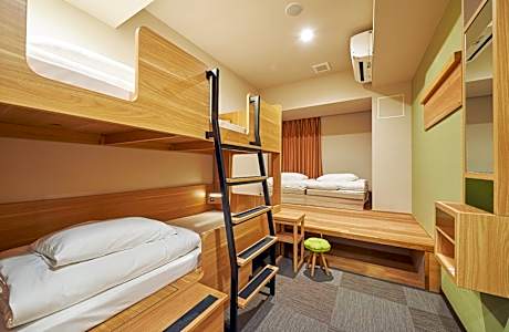 Quadruple Room with Shared Bathroom B - Non-Smoking