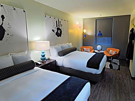 Queen Room with Two Queen Beds and Work Desk - Non-Smoking
