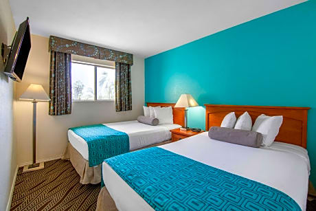 2 Double Beds Studio Suite with Sofa Bed Non-Smoking