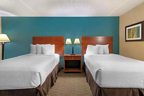 Double Room with Two Double Beds and Roll-In Shower - Disability Access/Non-Smoking