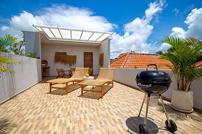 Amazing 3 Bedroom Canggu Villa with Pool and Rooftop Rice Field View