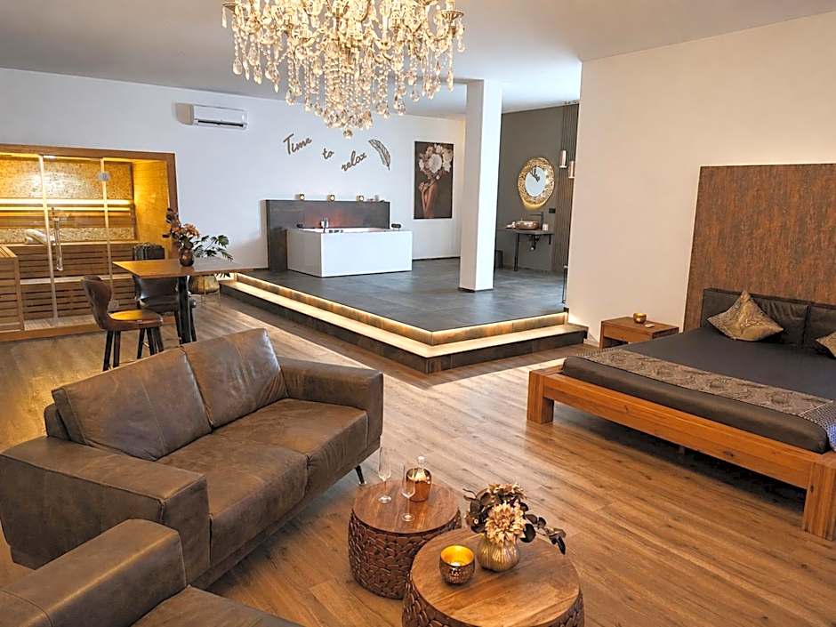 Privat-Spa mit Whirlpool und Sauna in Sursee