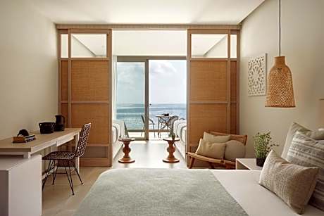 Family Room Sliding Door Sea View