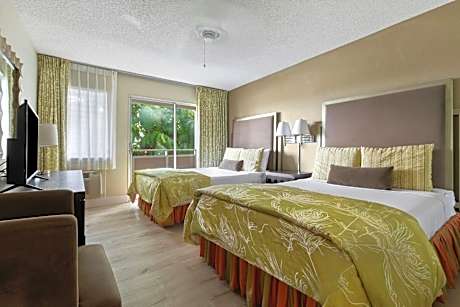 Pool View One Bedroom Suite 2 Double Bed with Sofa Bed