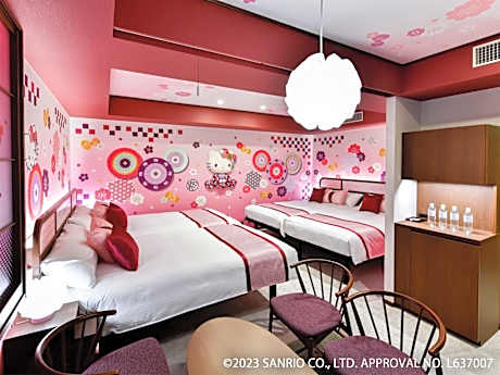 Hello Kitty Room -Wa modern- (Quadruple Room)