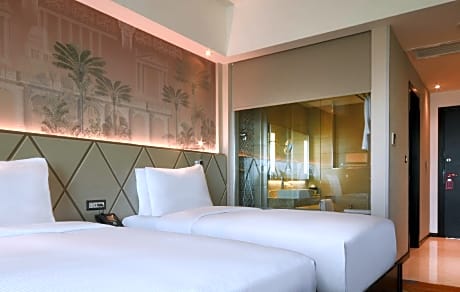 Two Twin Beds Accessible Guest Room