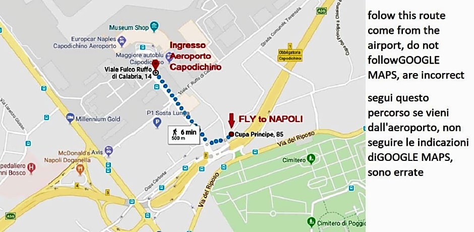 FLY to NAPOLI