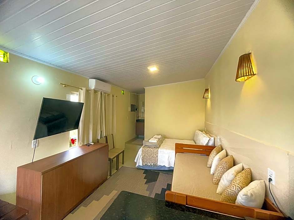 Chalé com ar condicionado e garagem