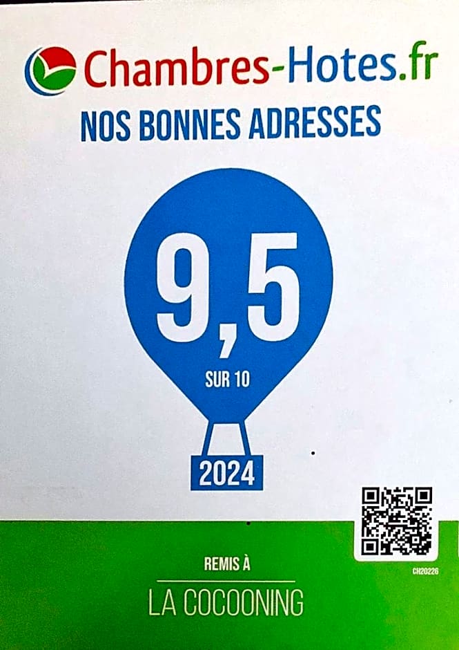 Chambre et sa salle de bain privée cocooning labellisée