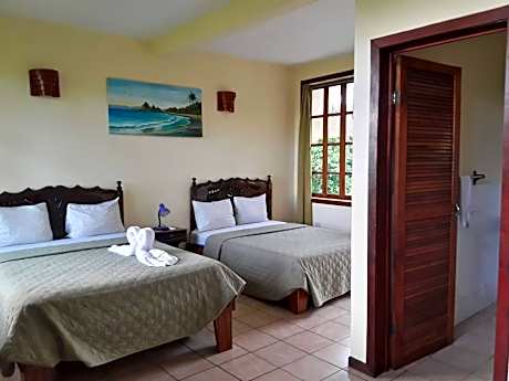 Double Room with Two Double Beds and Ocean View
