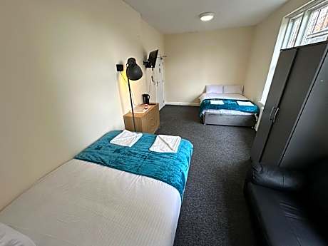 Family Room with Shared Bathroom