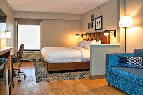 King Room with Sofa Bed and Roll-in Shower - Mobility and Hearing Accessible