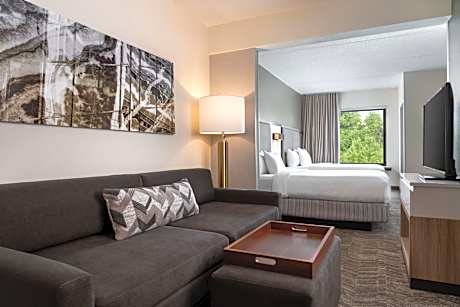 Studio with Two Queen Beds and Trundle Sofa - Hearing Accessible
