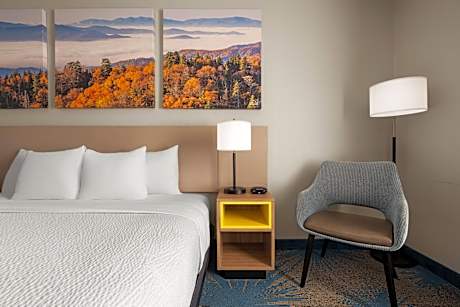 1 King Bed Mobility Accessible Room Non-Smoking