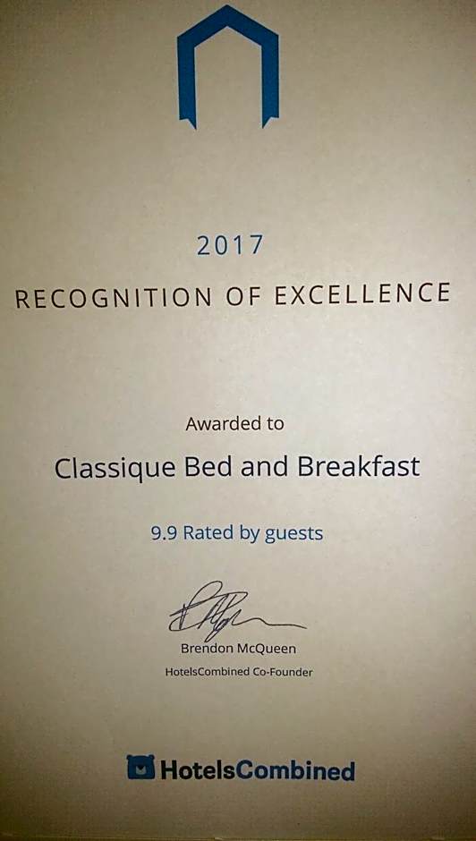 Classique Bed & Breakfast