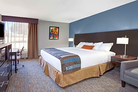 1 King Bed Mobility Accessible Room Non-Smoking