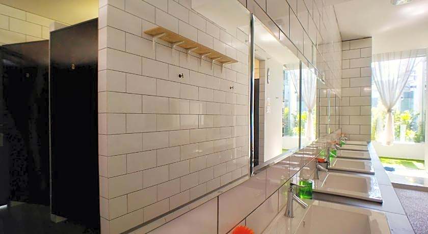 Beds In Garden Hostel