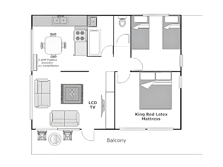 Coconut Palms on the Bay
