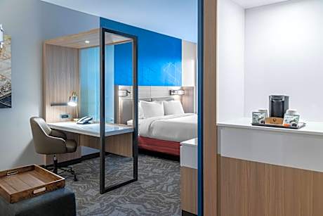 King Suite with Roll-In Shower and Trundle Sofa - Mobility Access