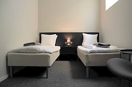 Twin Room with Shared Bathroom - No Window
