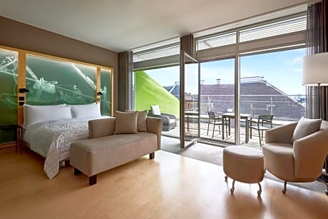 Room, 1 King Bed, Terrace, City View