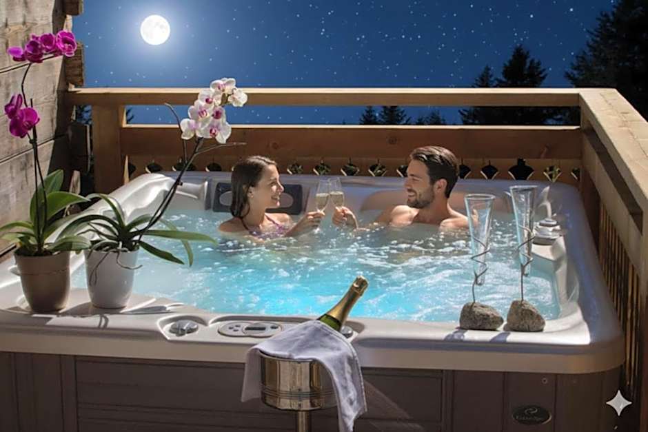 Hôtel Les Chalets de Philippe avec Jacuzzis Privatifs
