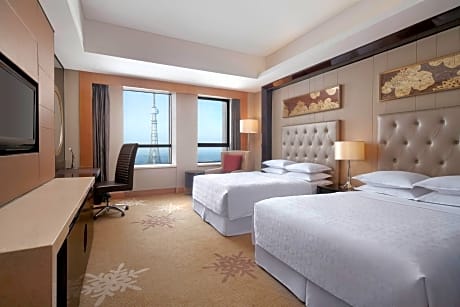 Room, 2 Twin Beds, Smoking, City View