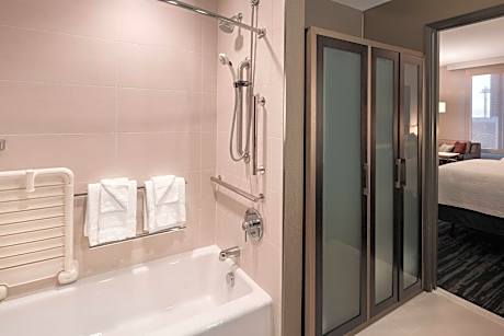 Studio Suite, 1 King Bed with Sofa bed (Mobility Accessible, Roll-In Shower)