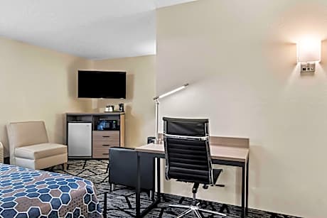 Accessible - 1 King Roll In Shower Work Desk Microwave And Refrigerator Non-Smoking Full Breakfast