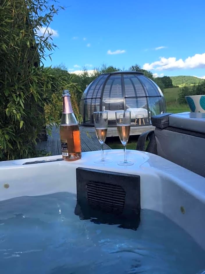 Les nuits insolites de la mothe - hébergement en bulle ou tiny house avec spa privatif