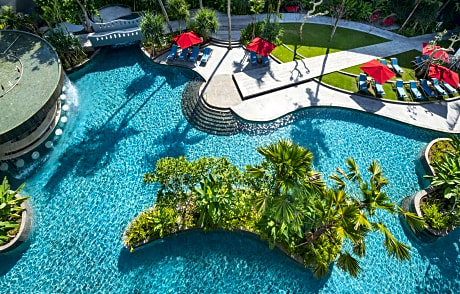 Suite, 2 Bedrooms, Balcony, Lagoon View (2 Double Beds)
