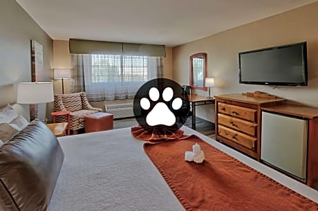 1 King Bed, Non-Smoking, Pet Friendly Room, Mini Fridge Non Refundable