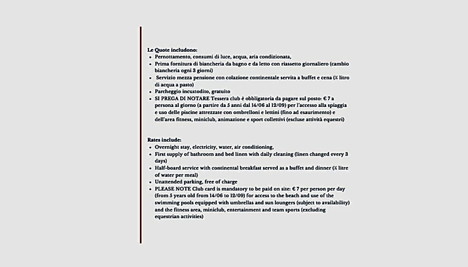 Hotel with swimming-pool in Arborea just 600 meters from the sea