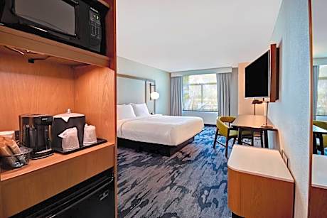 Large King Suite with Sofa Bed and Roll-in Shower - Mobility Accessible