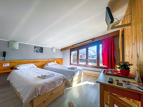 Double or Twin Room with Mountain View