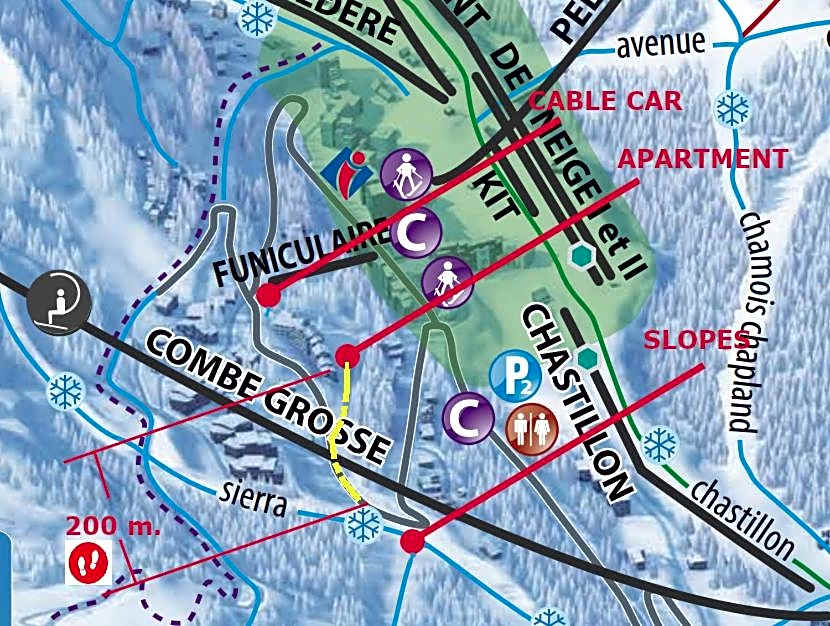 Appartement 2P Isola 2000