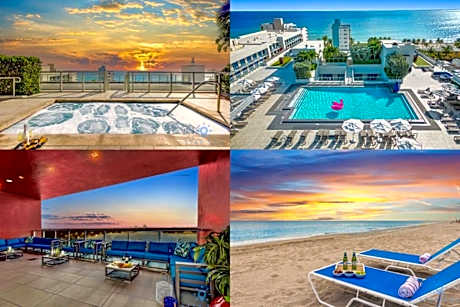 Hot tub & Rooftop pool- Near Beach