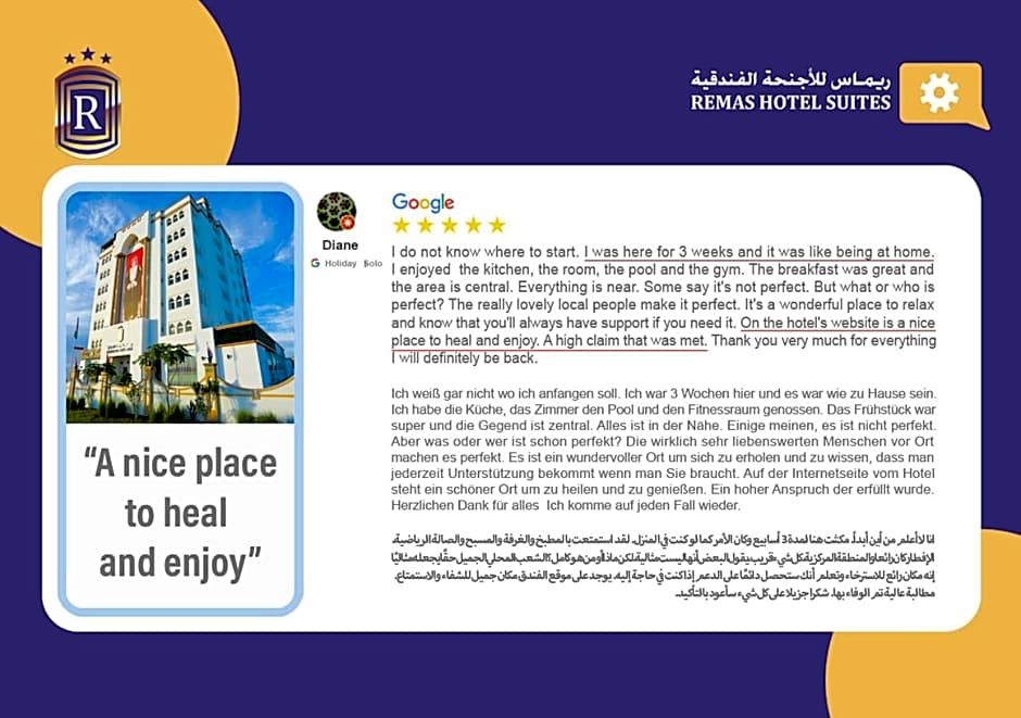 Remas Hotel Suites - Al Khoudh, Seeb, Muscat