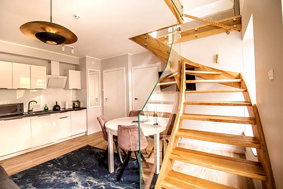 Baltic Gdańsk Old Town by St Mary's Church