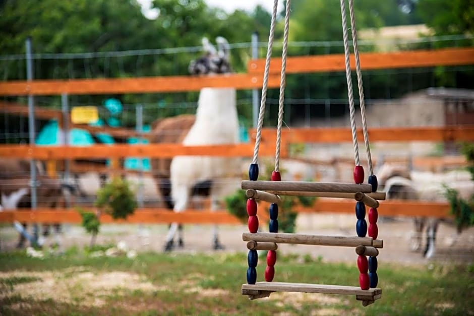 Cozy wood hut on the farm