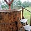 Malinowa Przystań domek drewniany z ruską banią