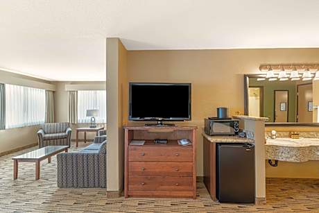 2 Queen Beds NSMK Larger Room River View Love Seat Microwave Fridge Wi-Fi Continental Breakfast