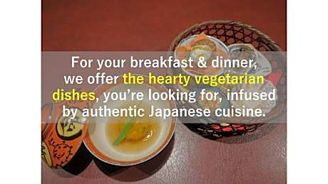 IZUNA INN & SPA - the veggie delights