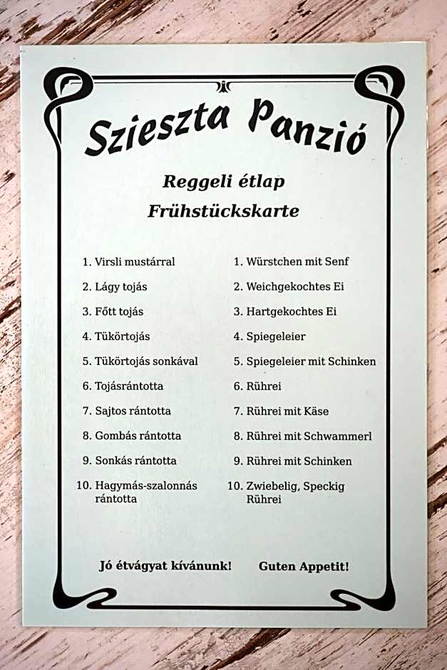 Szieszta Panzió